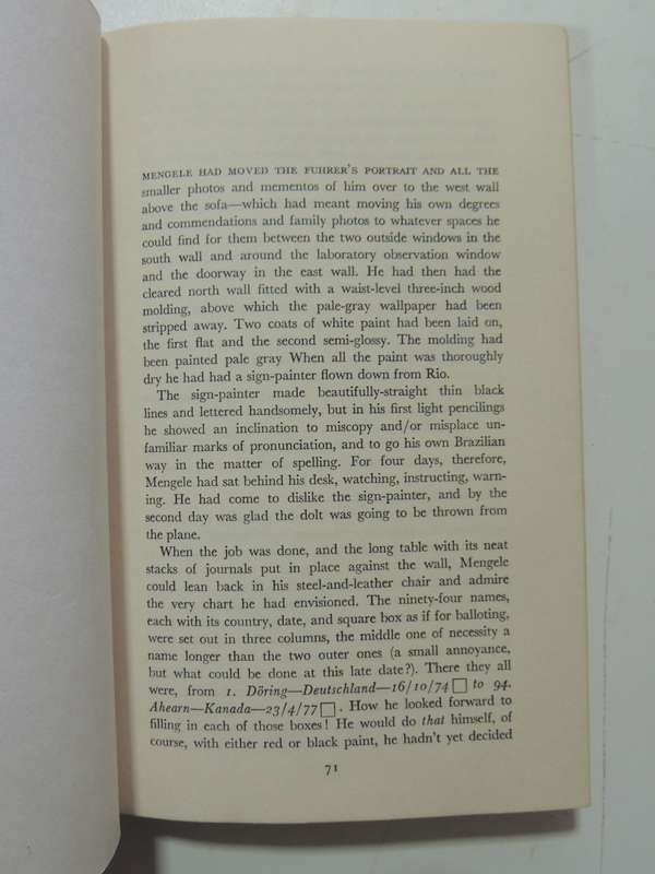 The Boys From Brazil (1st Edition) - Ira Levin  1976