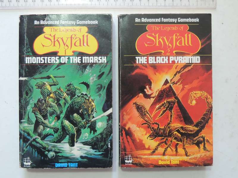 The Legends of Skyfall 1 & 2: Monsters of the Marsh, The Black Pyramid - David Tant    2 Vol Set
