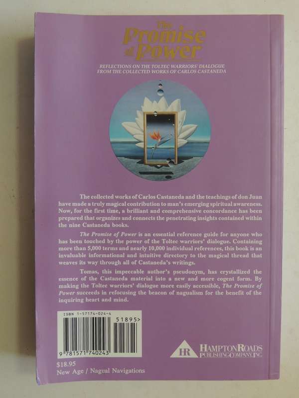 The Promise Of Power - Reflections On The Toltec Warriors' Dialogue From The Collected Works Of Carl