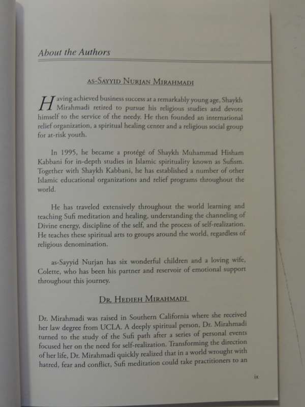 The Healing Power Of Sufi Meditation- As-Sayyid Nurjan Mirahmadi & Hedieh Mirahmadi
