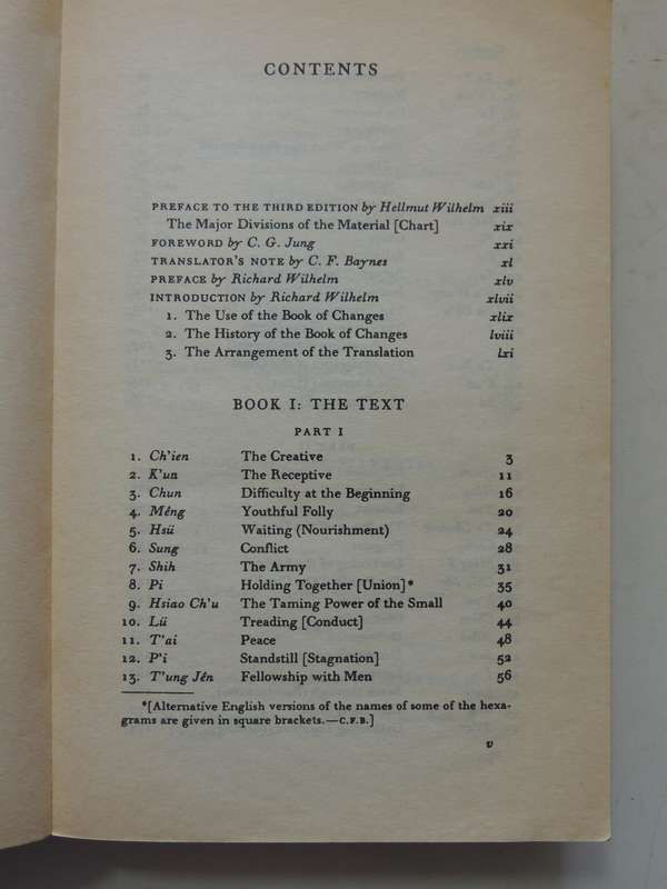 I Ching Or Book Of Changes- Richard Wilhelm
