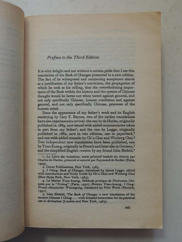 I Ching Or Book Of Changes- Richard Wilhelm