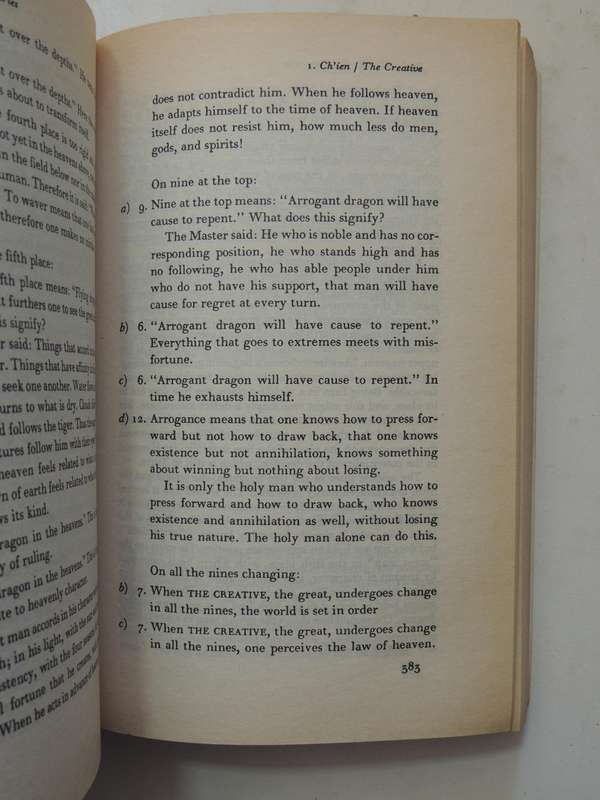I Ching Or Book Of Changes- Richard Wilhelm