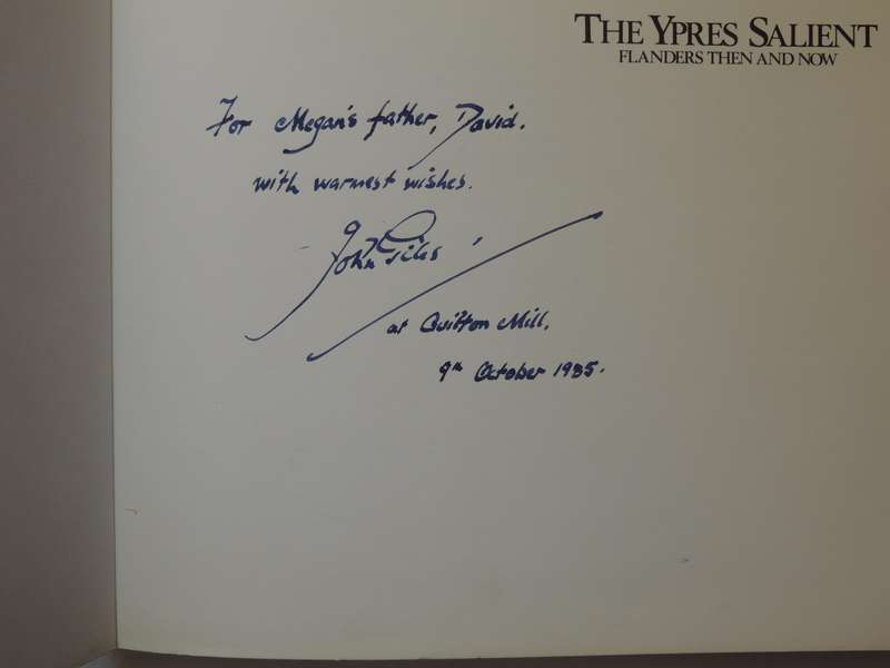 The Ypres Salient: Flanders Then And Now - John Giles   Inscribed
