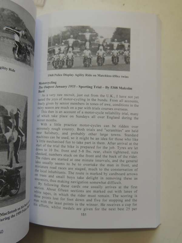 Motoring Memories Of The British South Africa Police - Peter Huson & Barry Woan  SIGNED  2nd Ed.