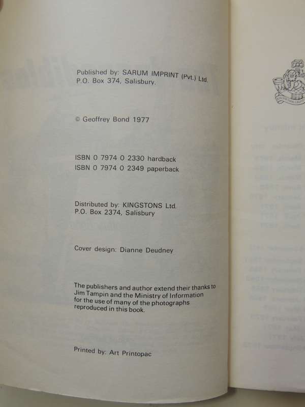 The Incredibles - The Story Of The 1st Battalion, The Rhodesian Light Infantry - Geoffrey Bond