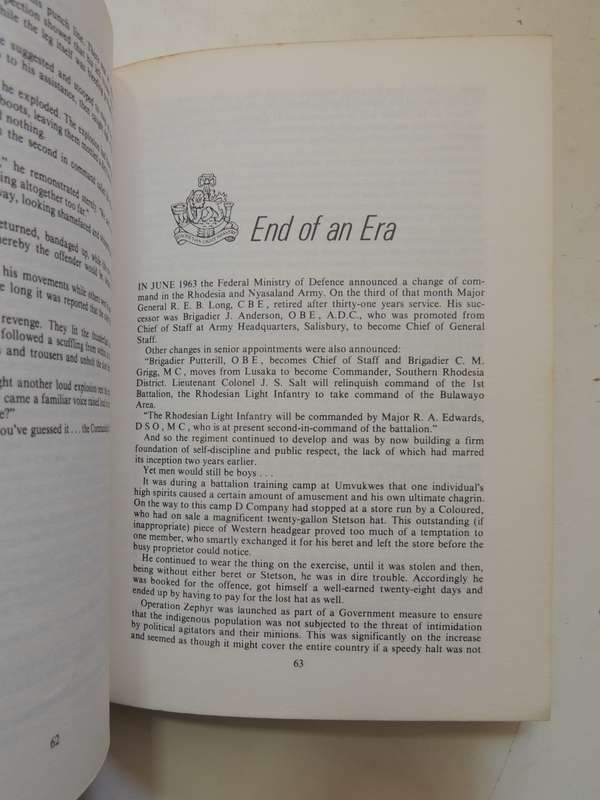 The Incredibles - The Story Of The 1st Battalion, The Rhodesian Light Infantry - Geoffrey Bond