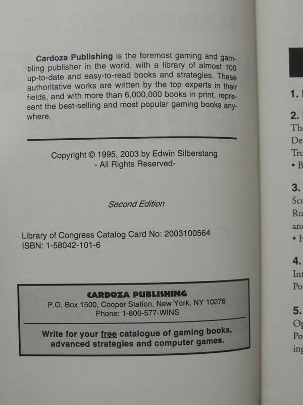Handbook Of Winning Bridge- Edwin Silberstang