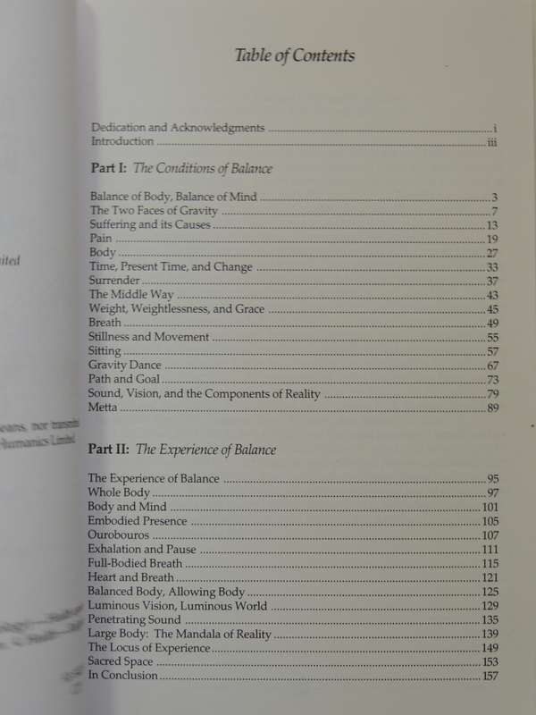 Balance of Body, Balance of Mind A Rolfer's Visionof Buddhist Practice in theWest - Will Johnson
