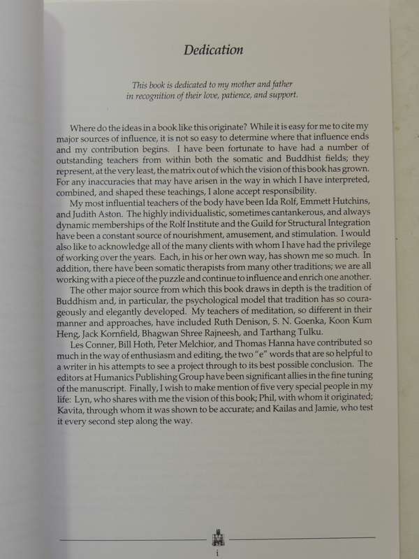 Balance of Body, Balance of Mind A Rolfer's Visionof Buddhist Practice in theWest - Will Johnson