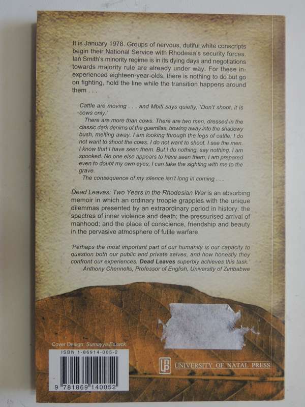 Dead Leaves - Two Years In The Rhodesian WarDan Wylie