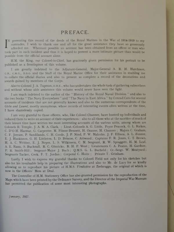Britain's Sea Soldiers: A Record Of The Royal Marines During The War 1914-..Reproduction  H Blumberg