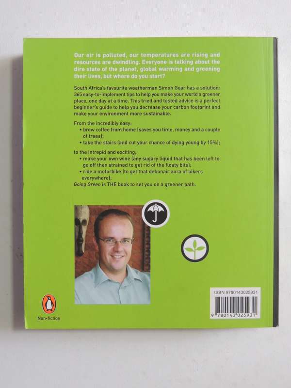 Going Green: 356 Ways To Change Our World - Simon Gear  SIGNED