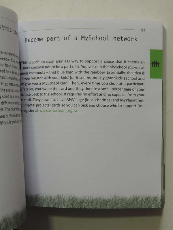 Going Green: 356 Ways To Change Our World - Simon Gear  SIGNED