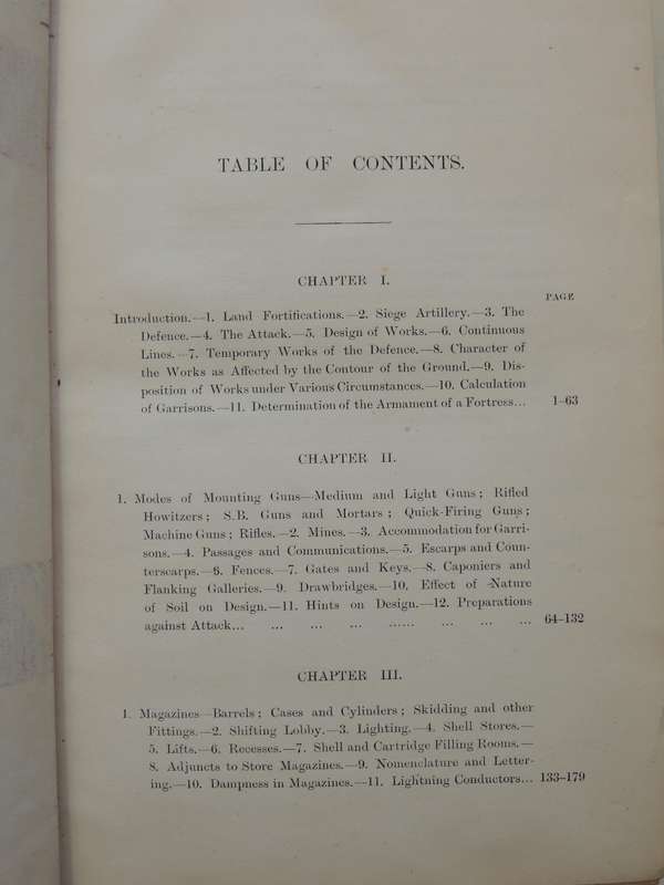 Royal Engineers Institute: Permanent Fortification For English Engineers 1890  JF Lewis RE