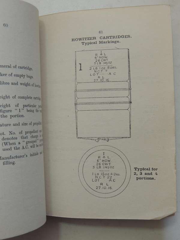 Explanatory List Of Service Markings: To Be Found On Ammunition And Ammunition Packages In Use With