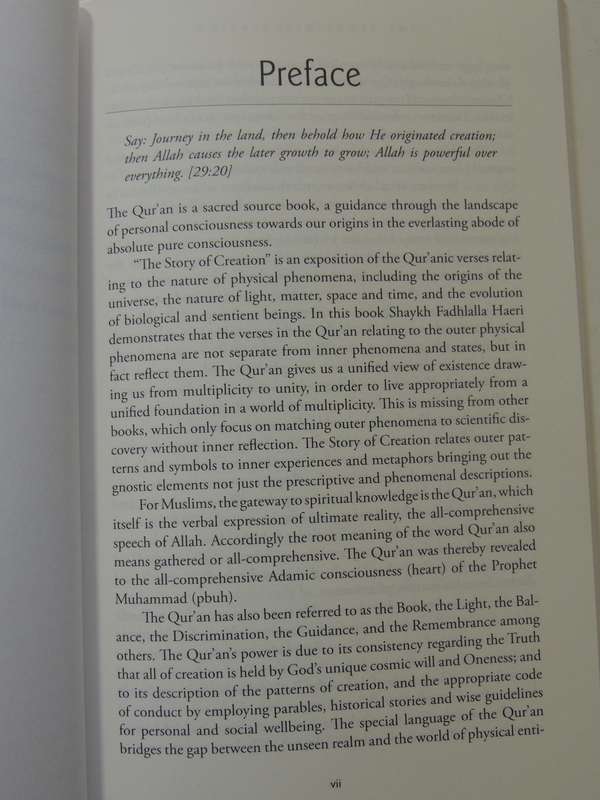 The Story Of Creation In The Qur'an: A Sufi Interptretation - Shaykh Fadhlalla Haeri