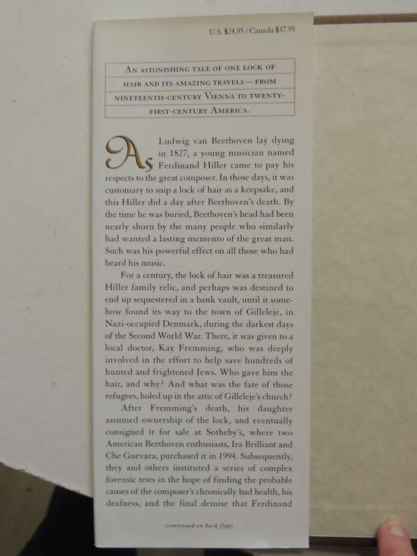 Beethoven's Hair: An Extraordinary Historical Odyssey And A Scientific Mystery Solved -Russel Martin