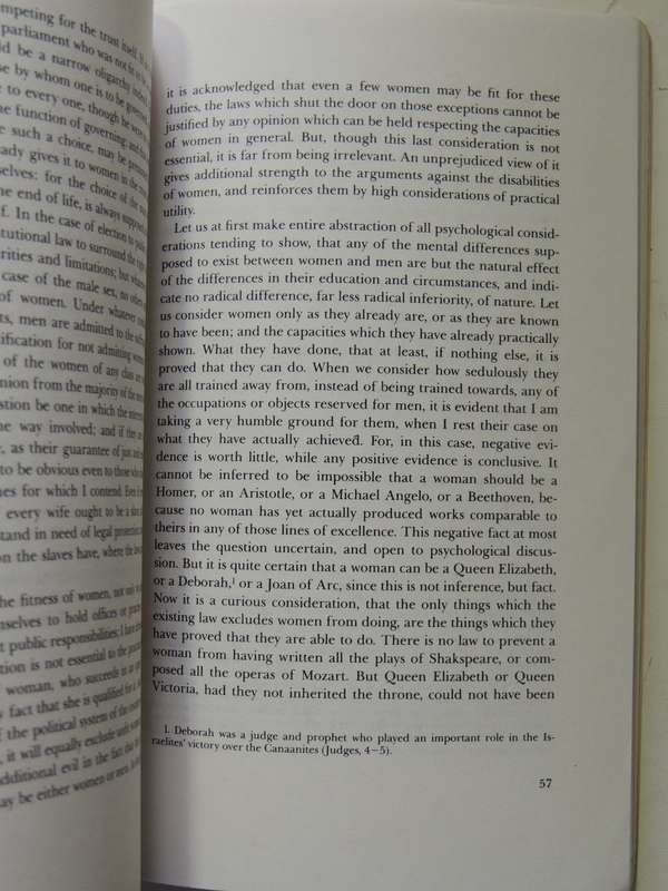 The Subjection Of Women - John Stuart Mill