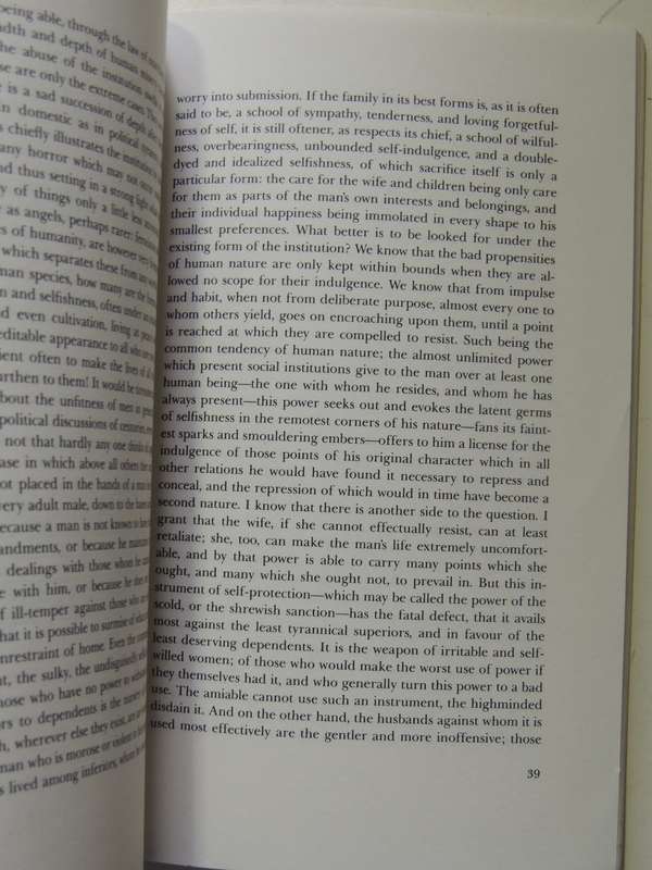 The Subjection Of Women - John Stuart Mill