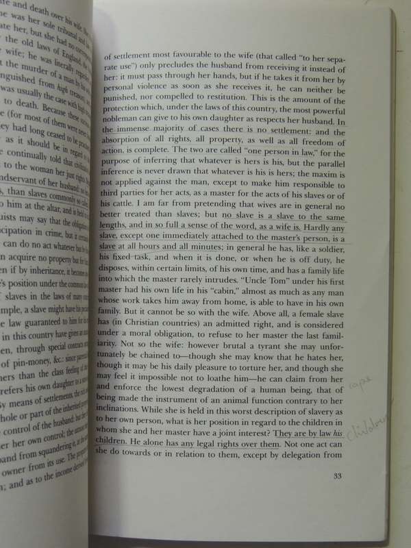The Subjection Of Women - John Stuart Mill