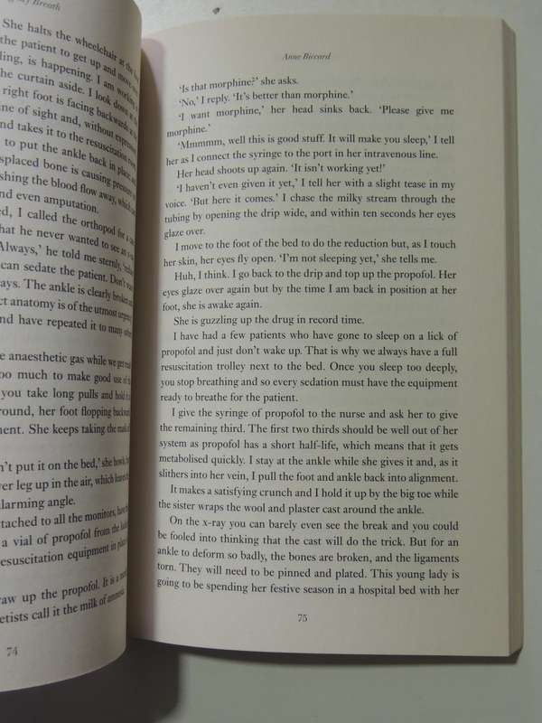 Holding my Breath - Further Exploits of an ER Doctor - Anne Biccard