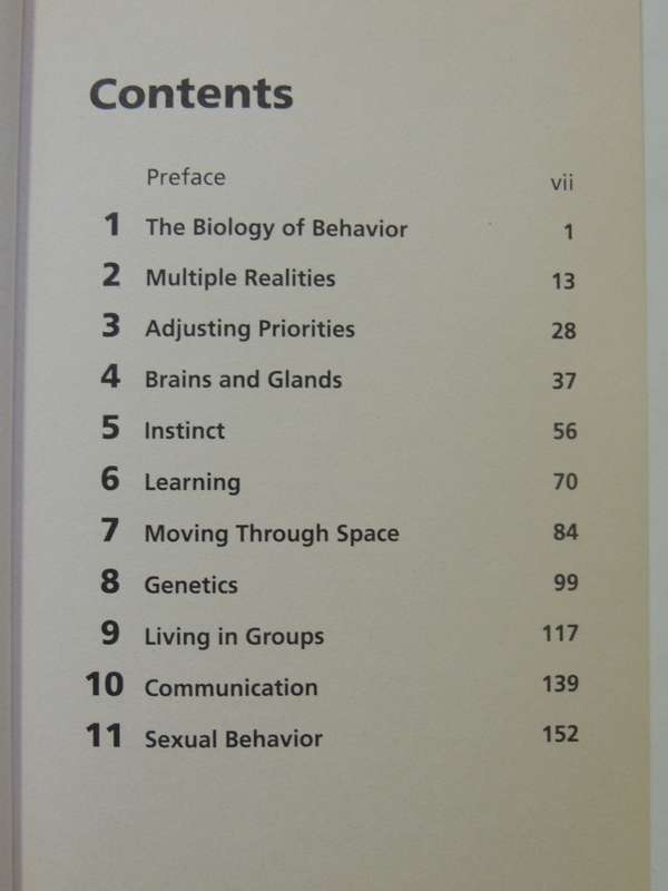 Animal Behavior- John Byers