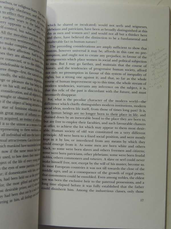 The Subjection Of Women - John Stuart Mill