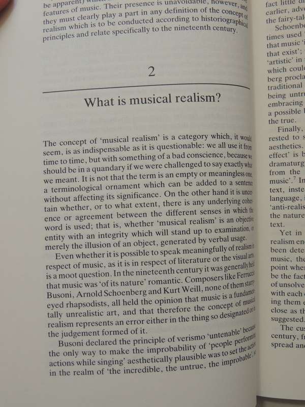 Realism In Nineteenth-Century Music - Carl Dahlhaus