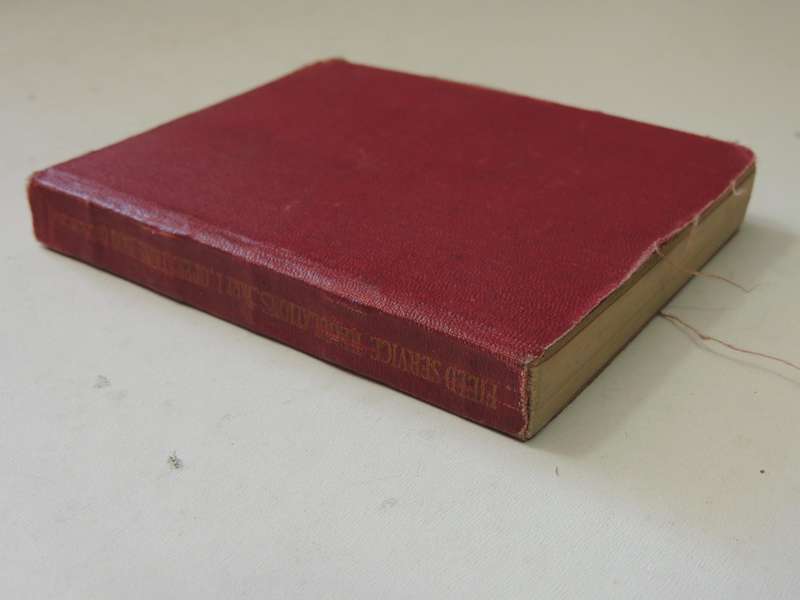Field Service Regulations Part I Operations 1909 (Reprinted With Amendments 1914)Gen Staff, War Off