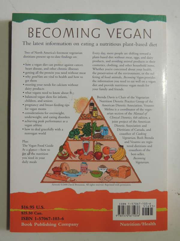 Becoming Vegan, Complete Guide To Adopting A Healthy Plant-Based Diet - Brenda Davis, Vesanto Melina