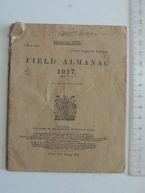 Field Almanac 1917 -  His Majesty's Stationery Office