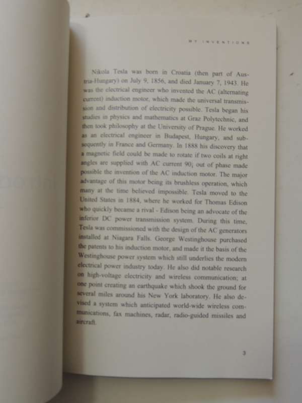 My Inventions - The Autobiography of Nikola Tesla- Nikola Tesla
