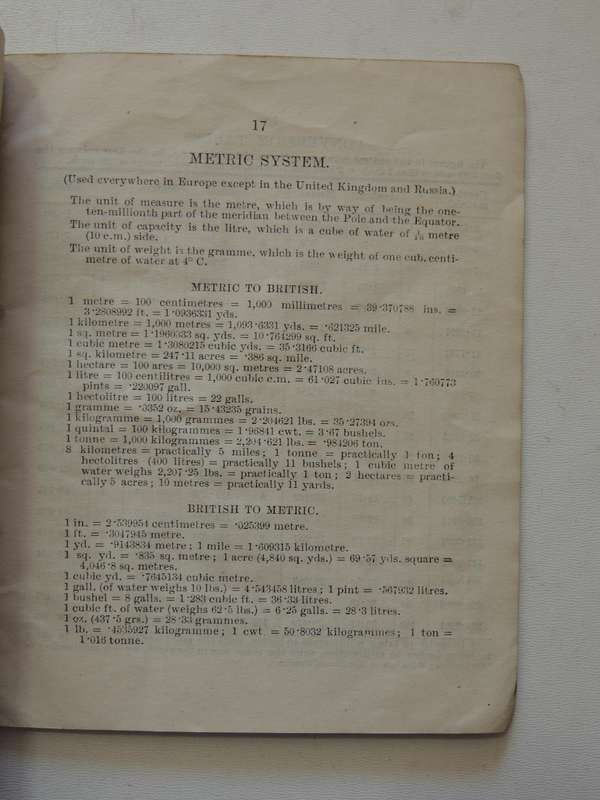 Field Almanac 1917 -  His Majesty's Stationery Office