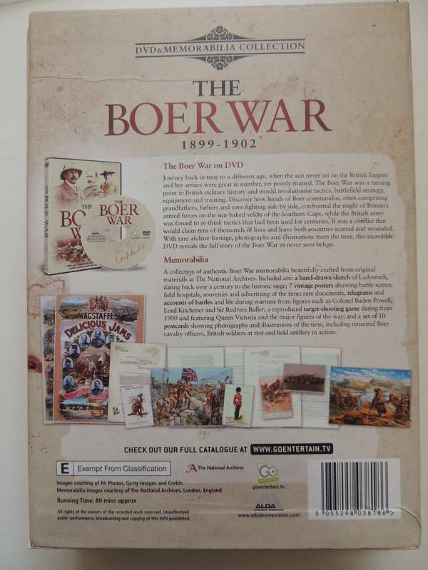 DVD & Memorabilia Collection - The Boer War 1899-1902