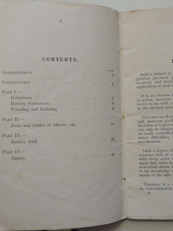 Handbook On Battery Drill For Royal Field Artillery - RC Mason R.F.A. (TF) Revised By A Hunt