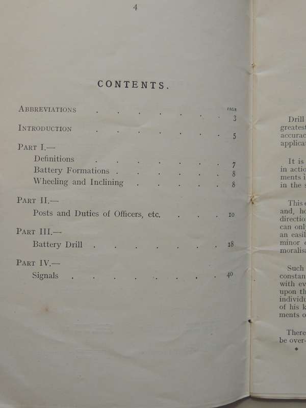 Handbook On Battery Drill For Royal Field Artillery - RC Mason R.F.A. (TF) Revised By A Hunt