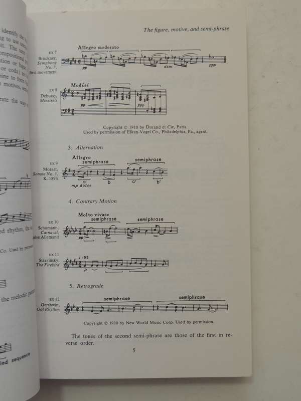 Structure And Style: The Study And Analysis Of Musical Forms - Leon Stein
