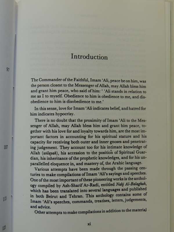 The Sayings And Wisdom Of Imam'Ali - Shaykh Fadhlalla Haeri