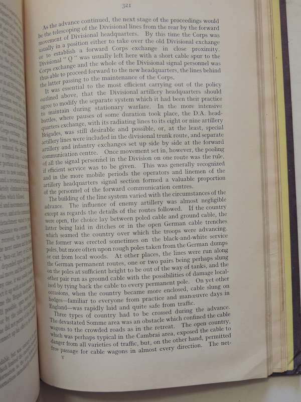 The Work Of RE In The European War 1914-19 Vol 4 The Signal Service (France)Maj. R.E. Priestley R.E