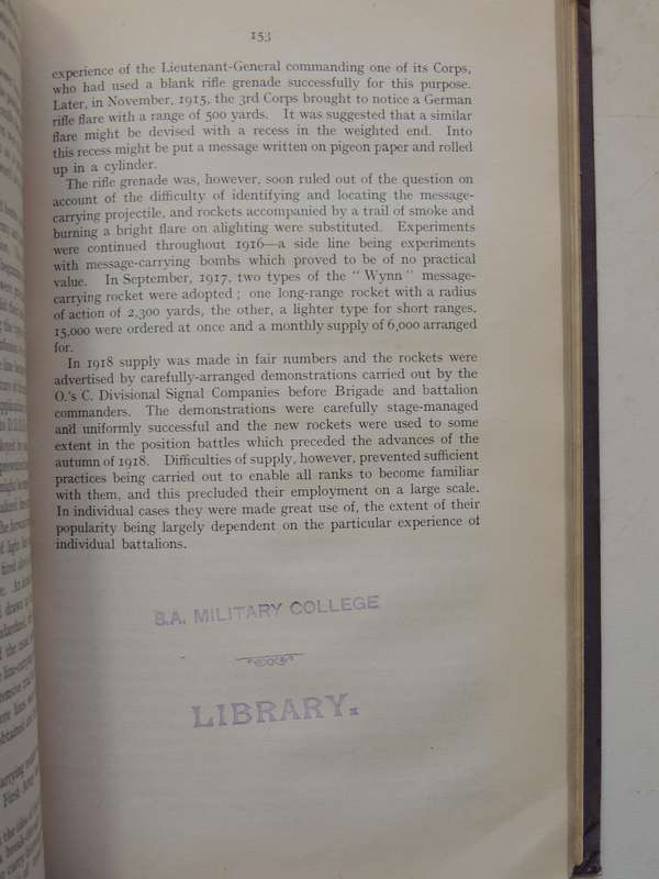 The Work Of RE In The European War 1914-19 Vol 4 The Signal Service (France)Maj. R.E. Priestley R.E