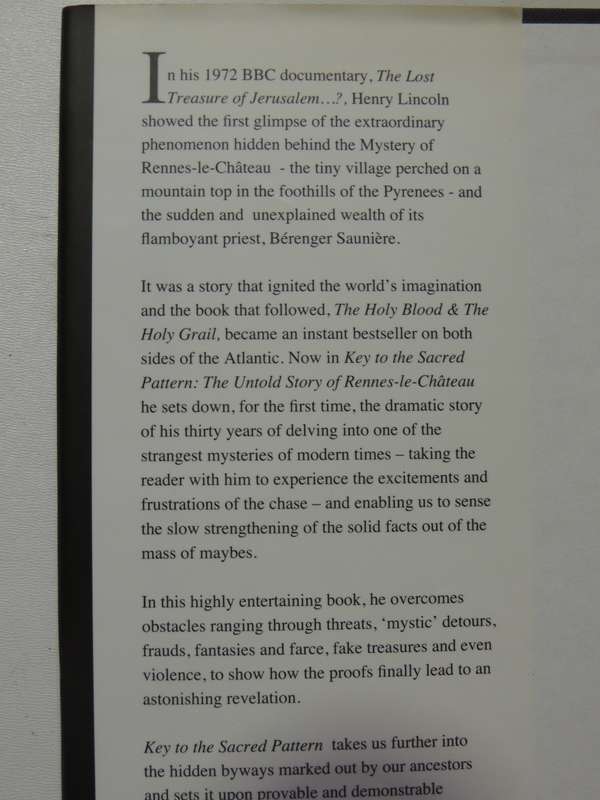 Key to the Sacred Pattern, The Untold Story of Rennes-le-Chateau - Henry Lincoln