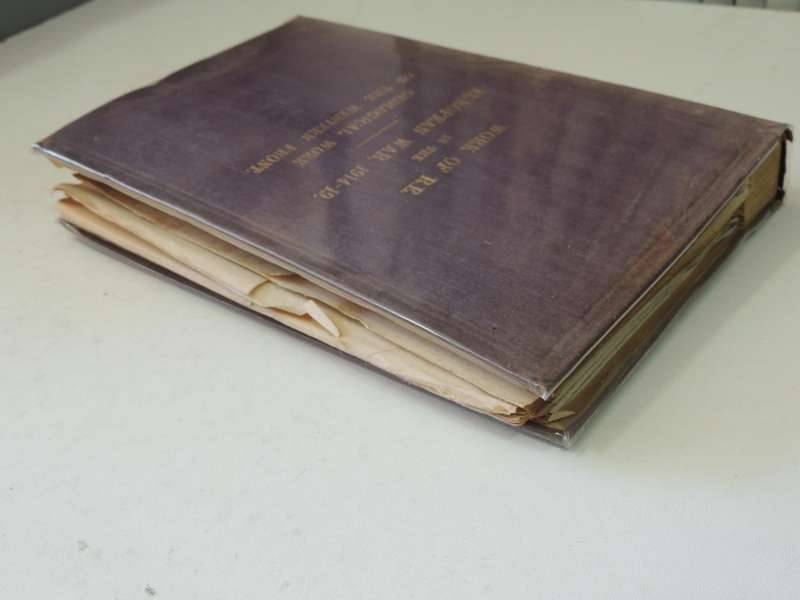 The Work Of RE In The European War 1914-19 Vol 5 Geological Work On The Western Front1922 1st Ed