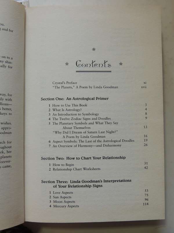 Linda Goodman's Relationship Signs - Linda Goodman        Hard Cover