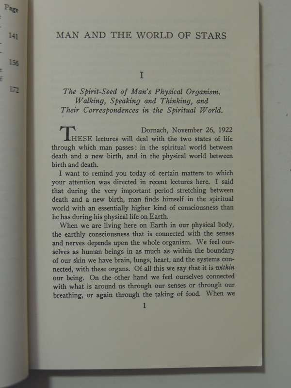 Man And The World Of Stars: The Spiritual Communion Of Mankind - Rudolf Steiner