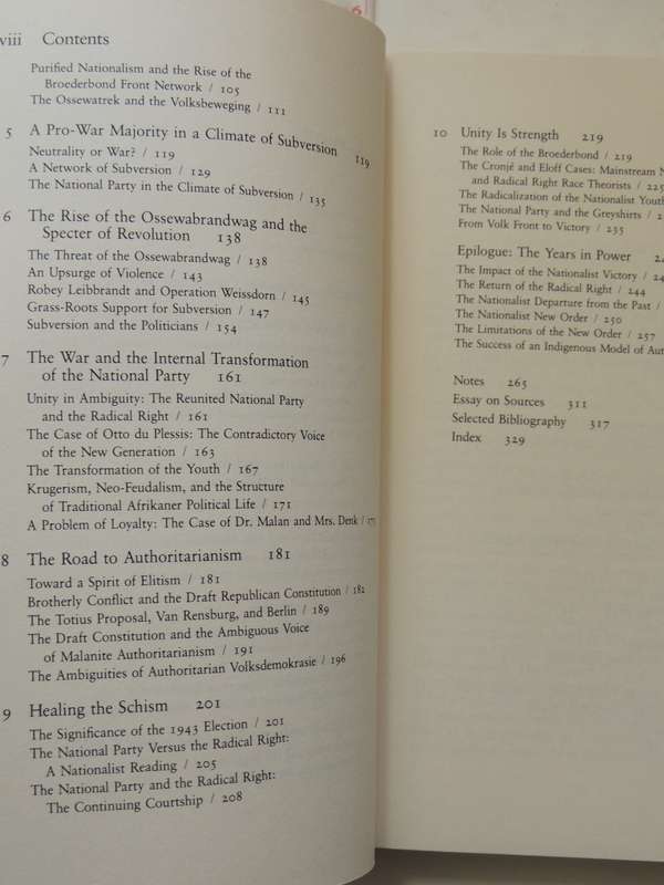 Between Crown & Swastika,Impact of the Radical Right on the Afrikaner Nationalist..Patrick J Furlong