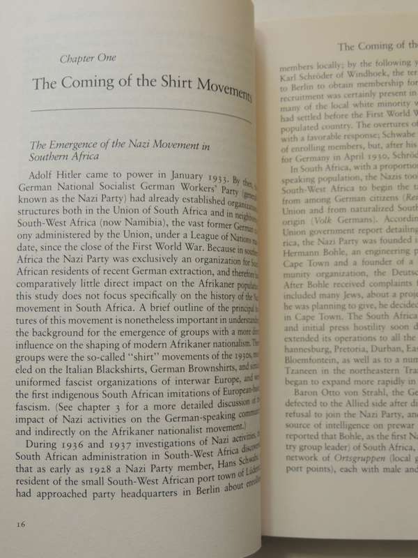 Between Crown & Swastika,Impact of the Radical Right on the Afrikaner Nationalist..Patrick J Furlong