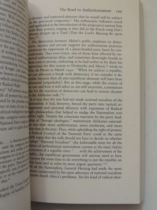 Between Crown & Swastika,Impact of the Radical Right on the Afrikaner Nationalist..Patrick J Furlong