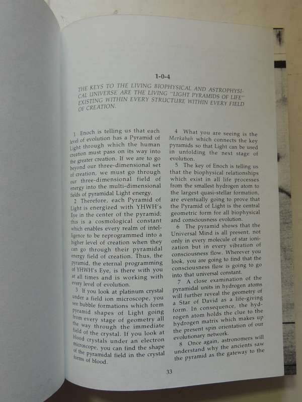 The Book of Knowledge - The Keys of Enoch by J J Hurtak 1987, INSCRIBED