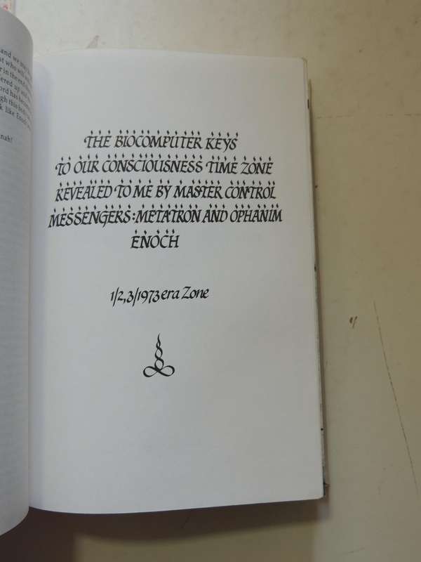 The Book of Knowledge - The Keys of Enoch by J J Hurtak 1987, INSCRIBED